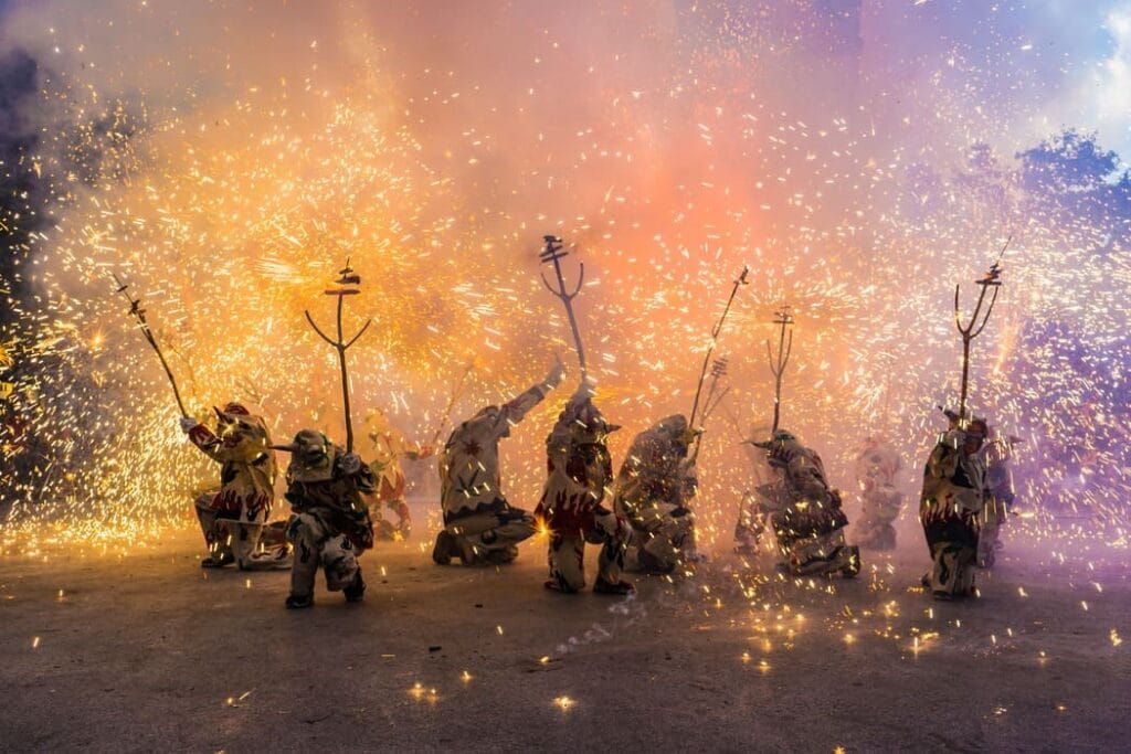 Correfocs en Barcelona - Fiestas la Mercè