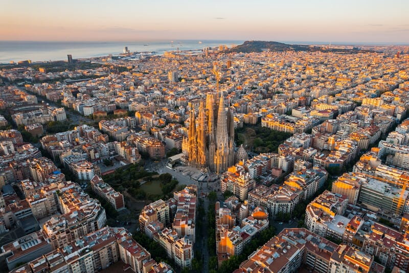 Vistas de la Sagrada Familia, Barcelona