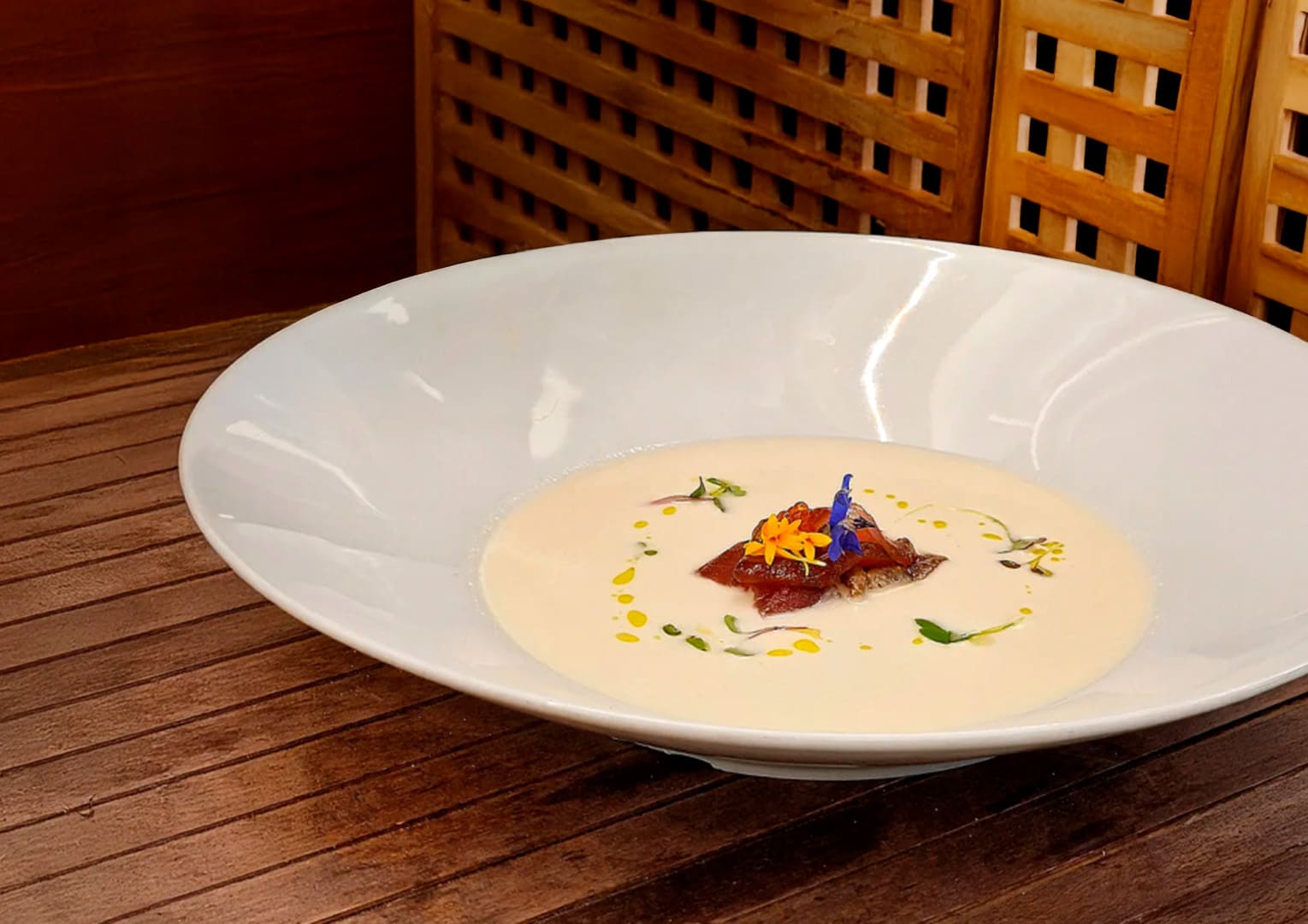 Plato típico de Málaga - Ajo blanco