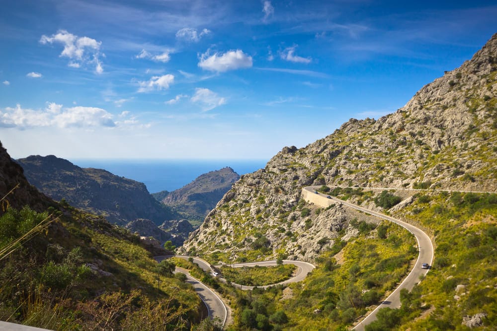 Vistas desde Sa Calobra en Mallorca