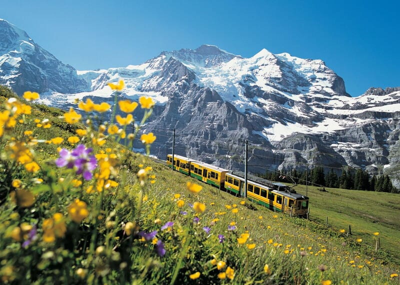 Viaje en tren Suiza