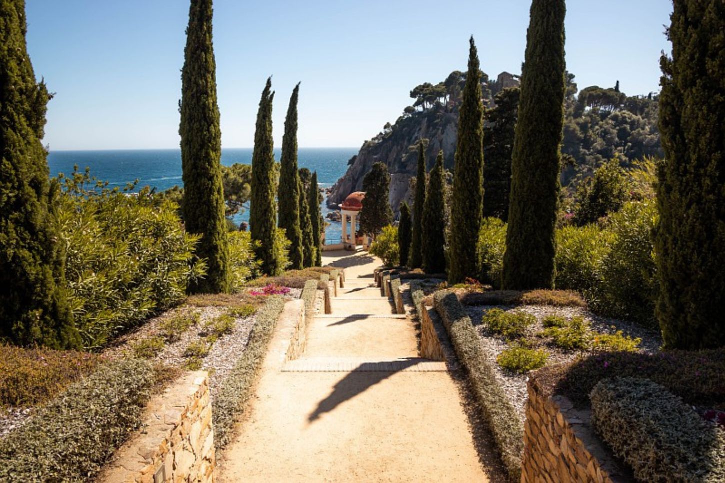 Jardín botánico en Blanes