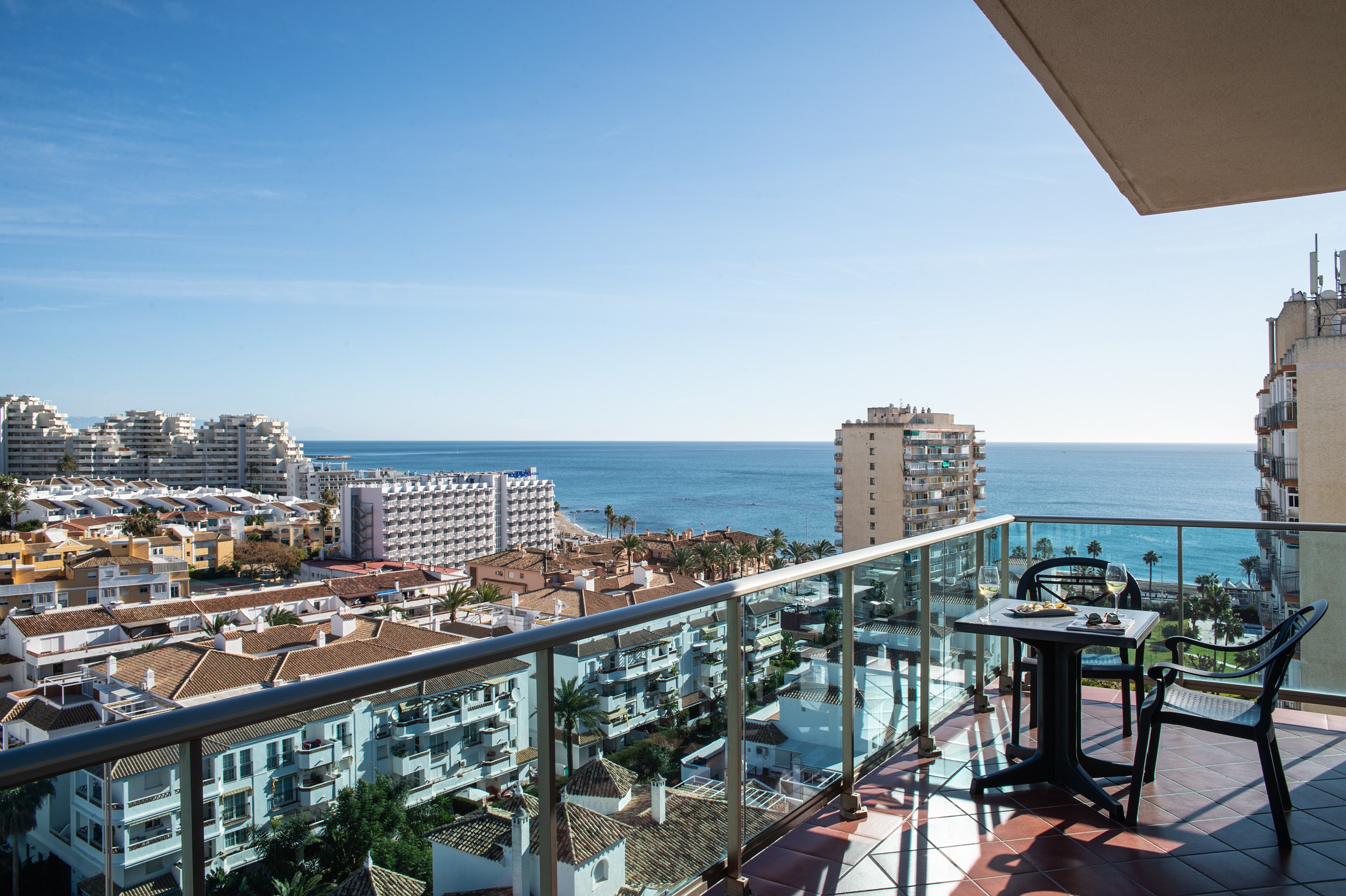 Vistas desde los apartamentos Benalmádena Príncipe