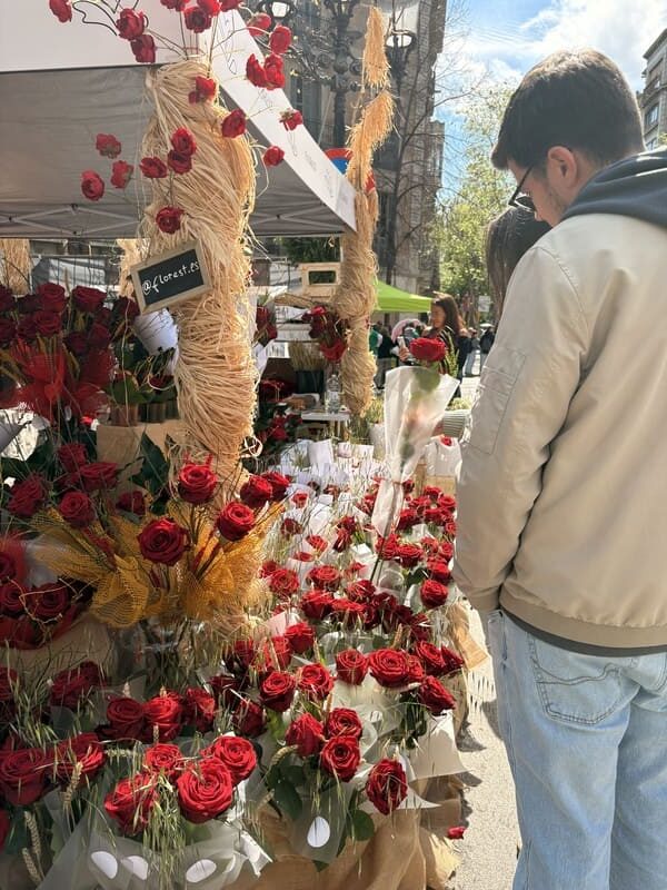 Persona en Sant Jordi