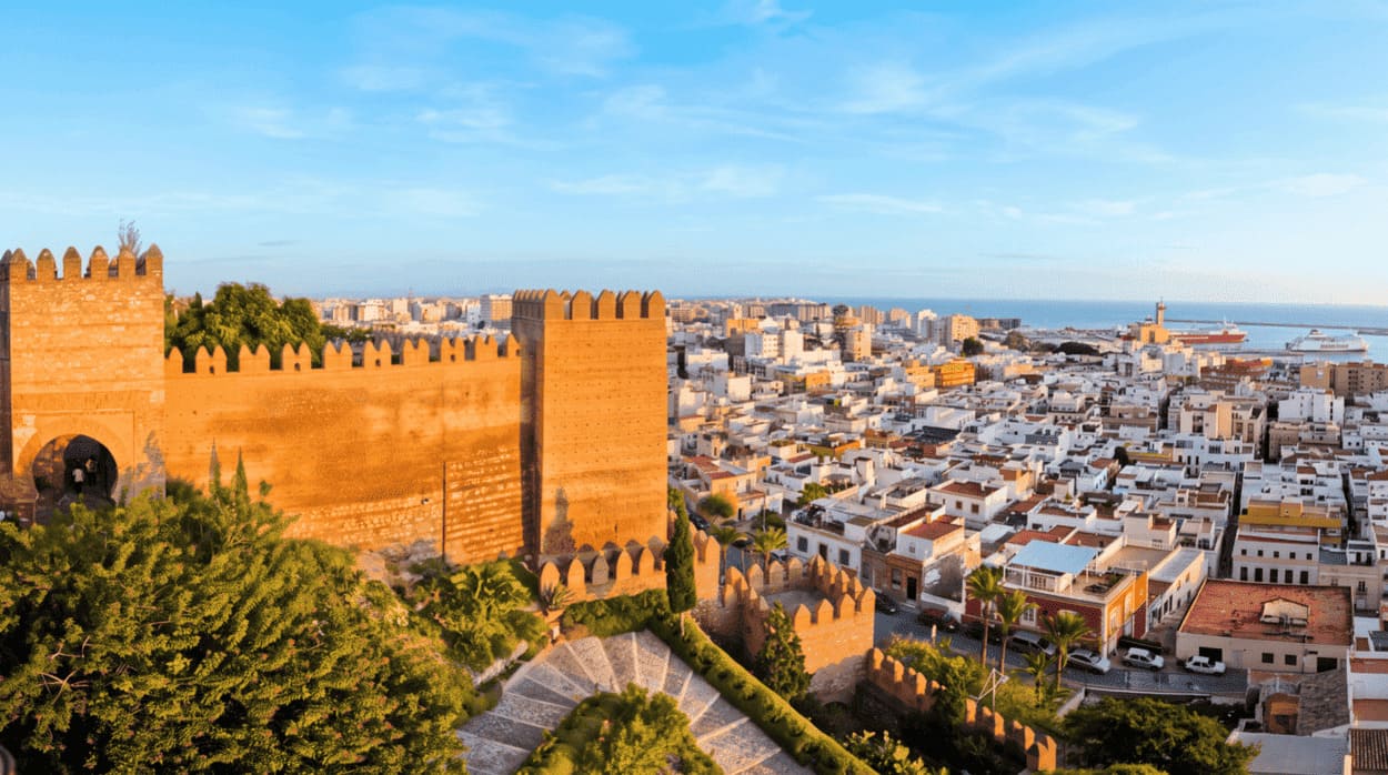 Vistas del Monumental de la Alcazaba de Almería