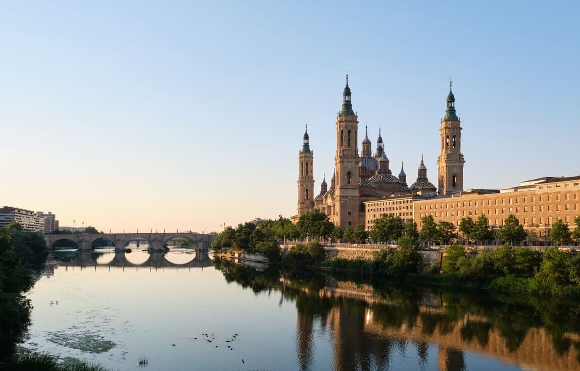 Vistas de Zaragoza en Otoño